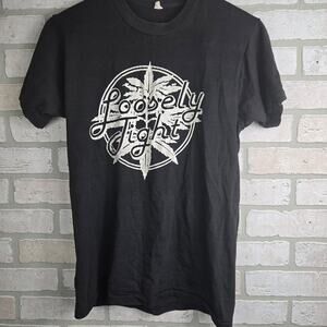 Vintage Loosely Tight single stitch black sz M (fits smaller) tshirt